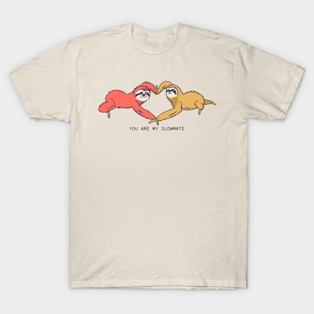 Slowmate Sloth T-Shirt by huebucket